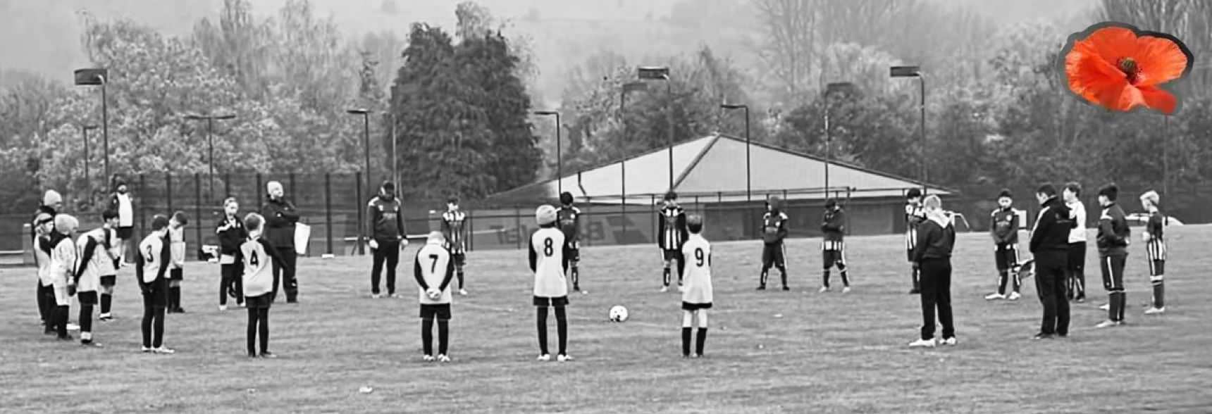 Ramsbury FC Remember the fallen and all teams pay their respects!